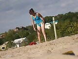Girl on beach 25