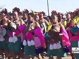 Topless South African maidens at Reed Dance