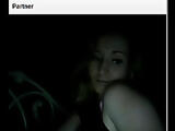 Cute immature show her shaggy backdoor on Chatroulette