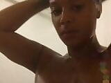 Black Ebony Teen In Shower