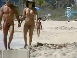 Exquisite nude beach voyeur spy cam video