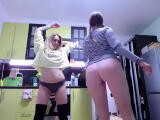Three Teen Striptease On Webcam